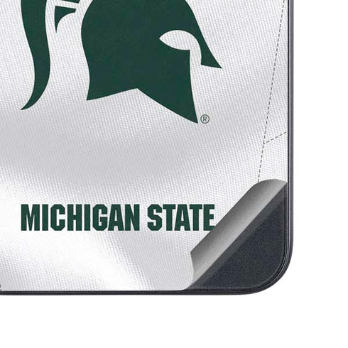Michigan State University White Jersey Galaxy A54 5G Skin